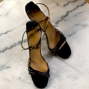 Beautiful, and ultra feminine. Purchased at David’s on Bloor. Size 6.5